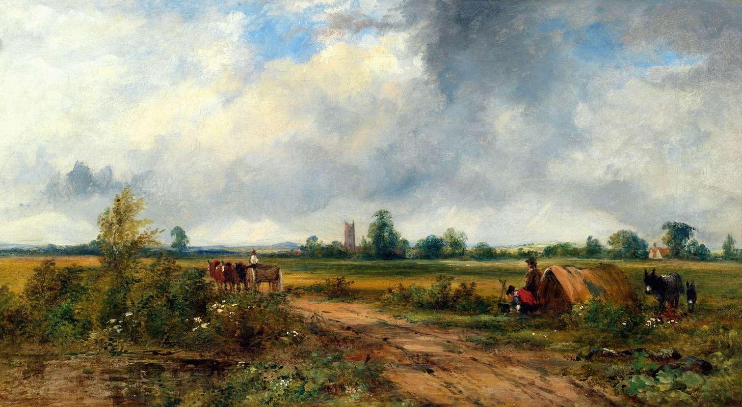 Frederick Waters Watts - A View near Canterbury