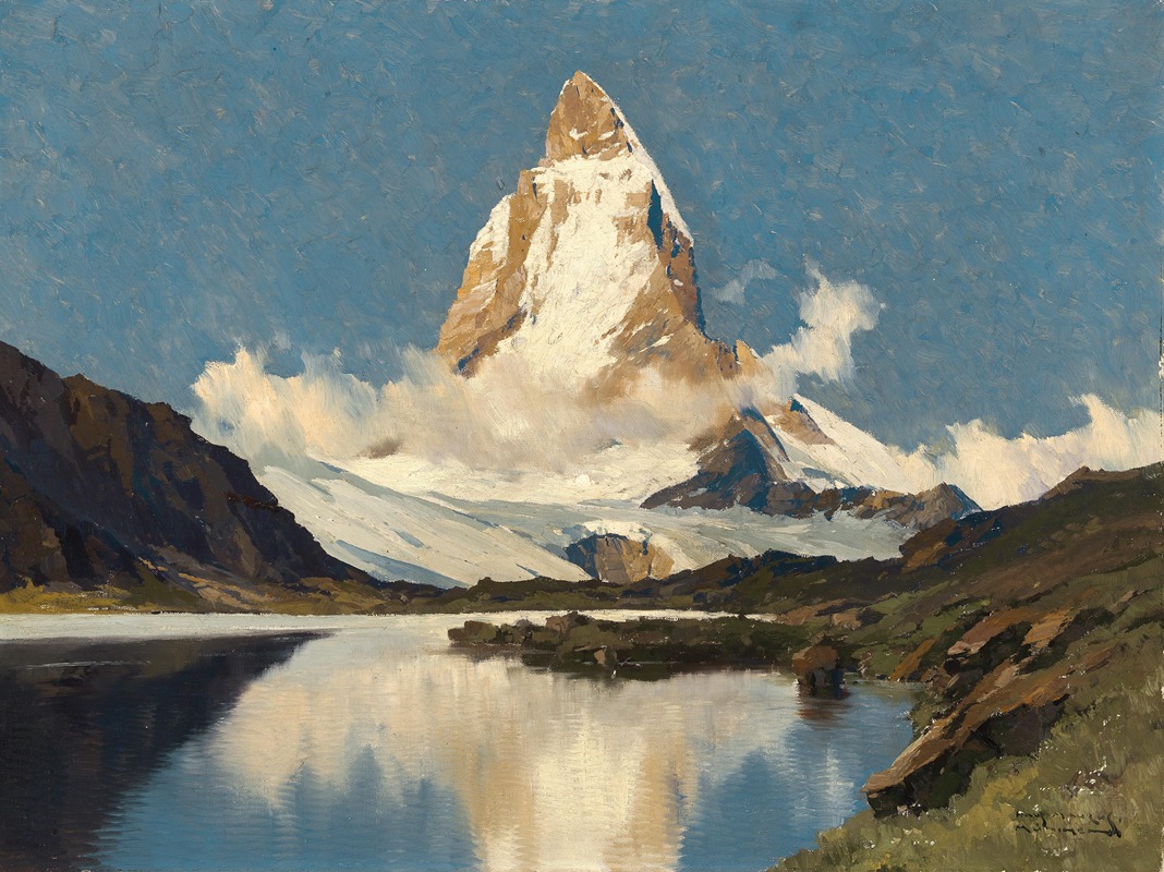Hans Maurus - Matterhorn und Riffelsee