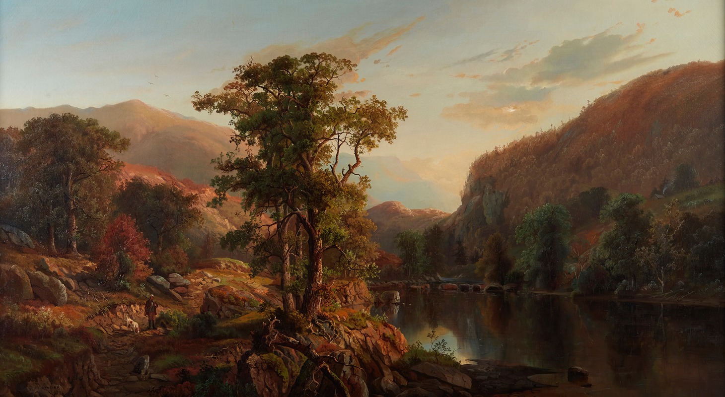 Henry W. Kemper - Autumn Riverscape