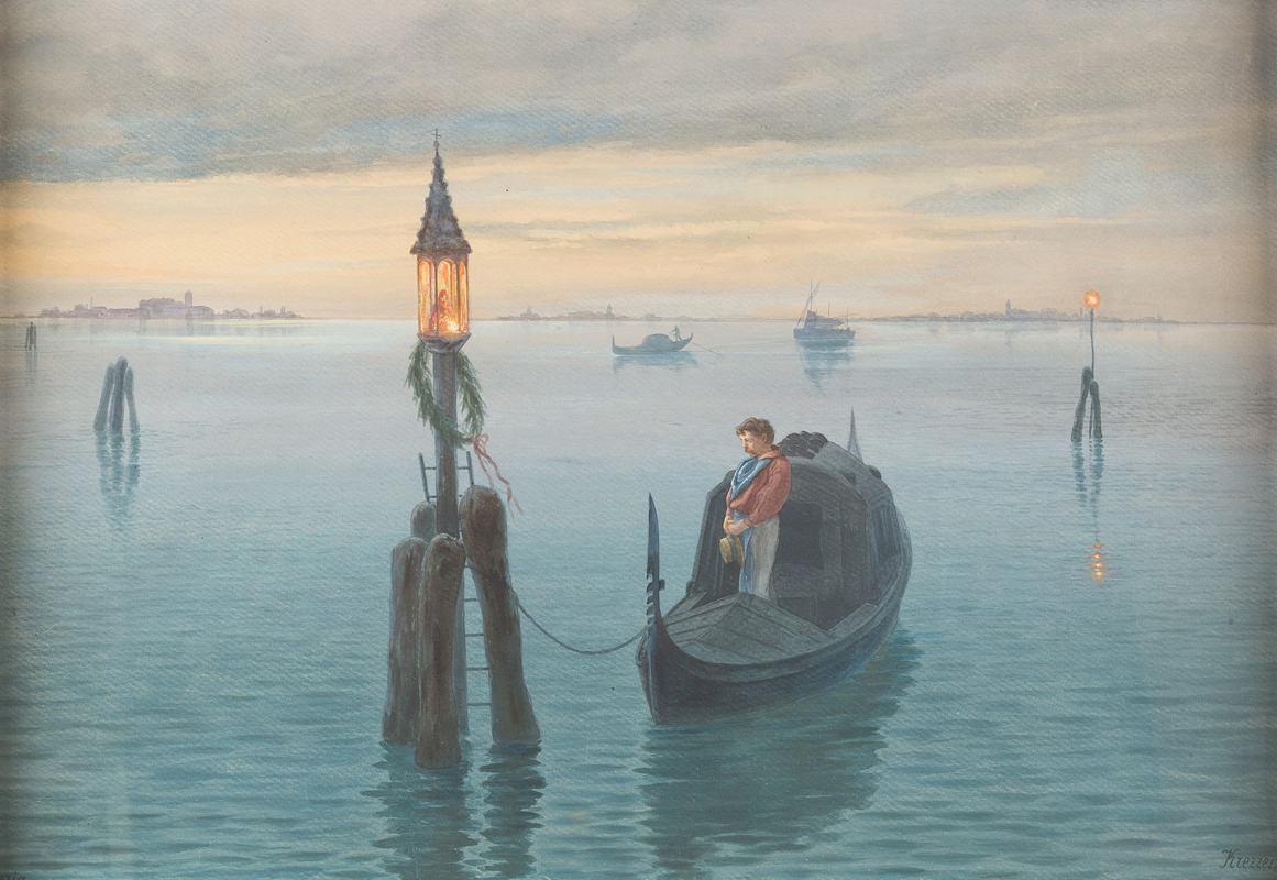 Hermann Krezzer - Evening In The Venetian Lagoon