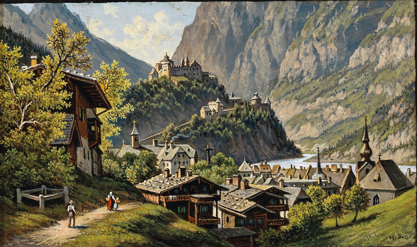 Hubert Sattler - A View of Werfen