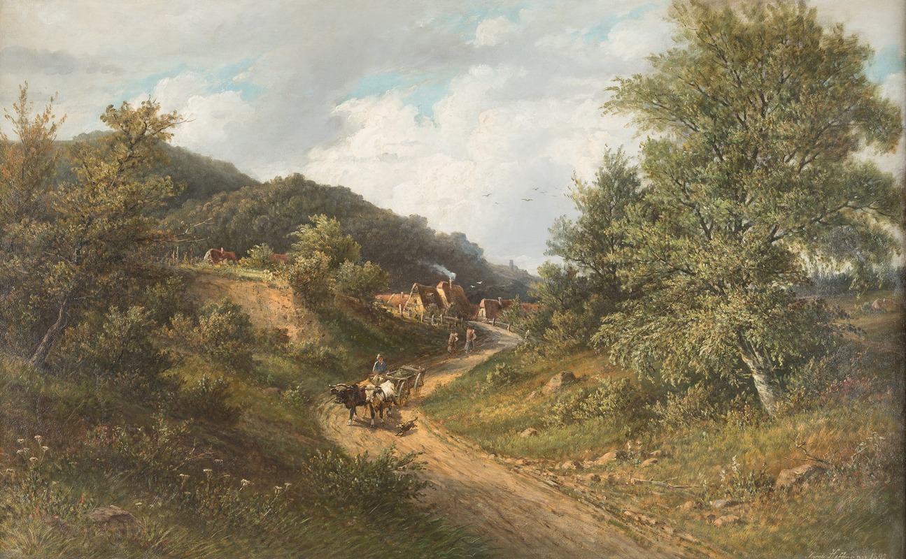 Jacob Hoffmann - Bustling country road in summer
