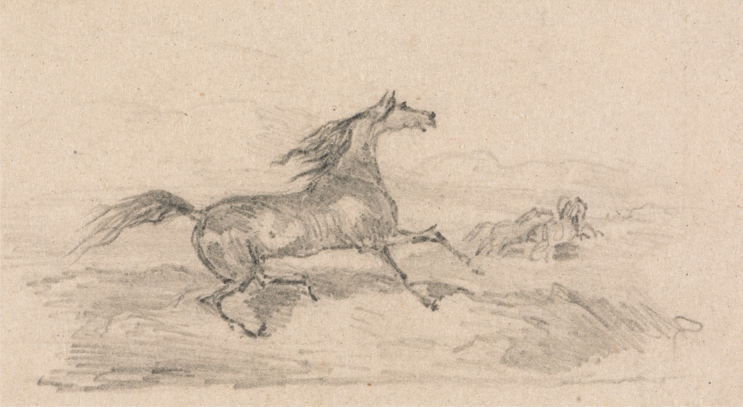 John Frederick Tayler - Study of a Startled Horse