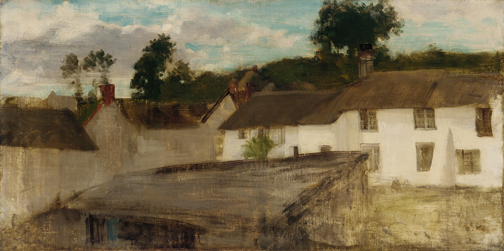 James Abbott McNeill Whistler - Green and Silver; The Devonshire Cottages