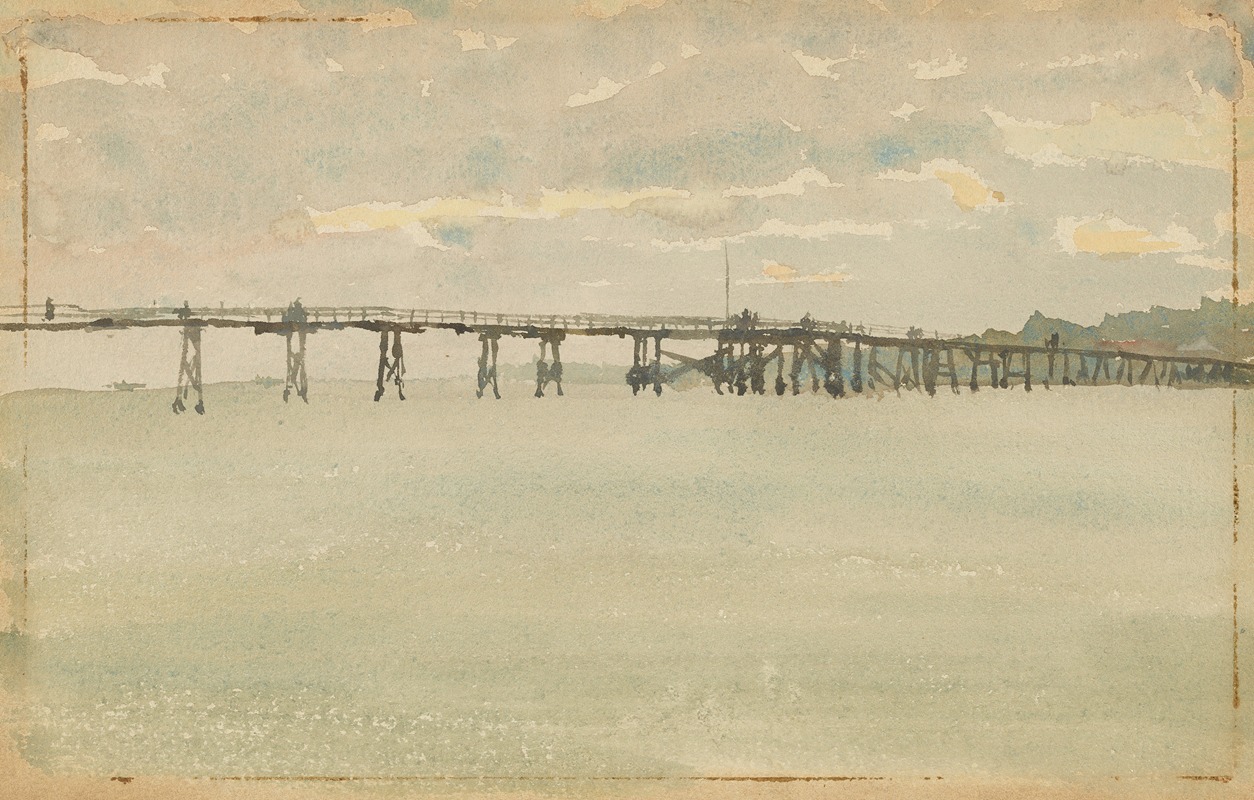 James Abbott McNeill Whistler - Grey and Silver–Pier, Southend