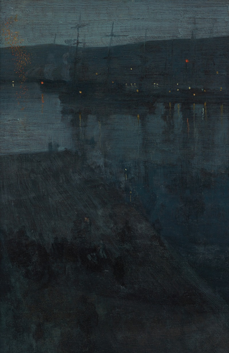 James Abbott McNeill Whistler - Nocturne in Blue and Gold; Valparaiso