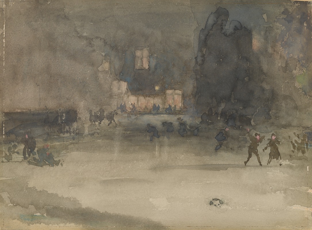 James Abbott McNeill Whistler - Nocturne: Amsterdam in Winter