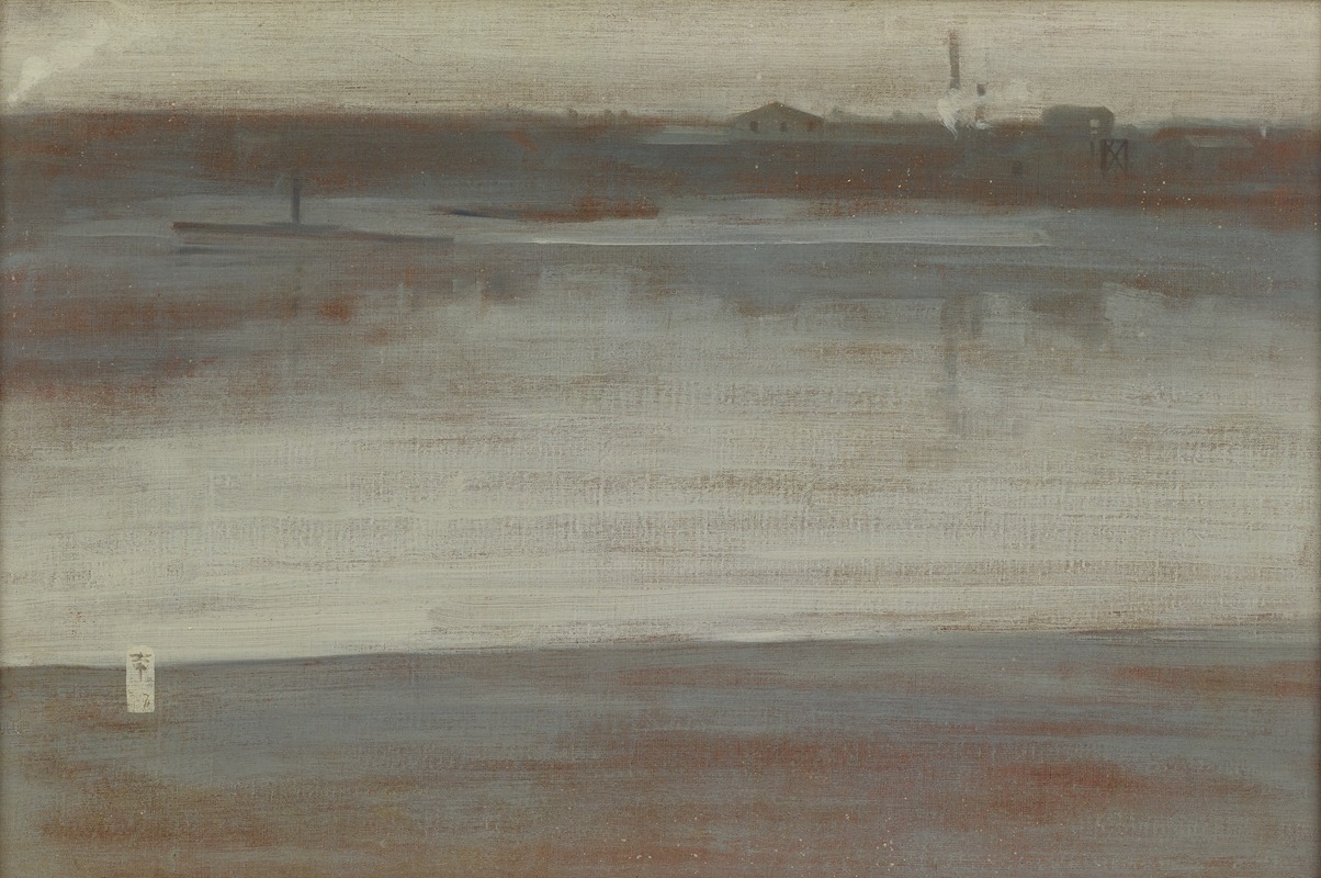 James Abbott McNeill Whistler - Symphony in Grey; Early Morning, Thames