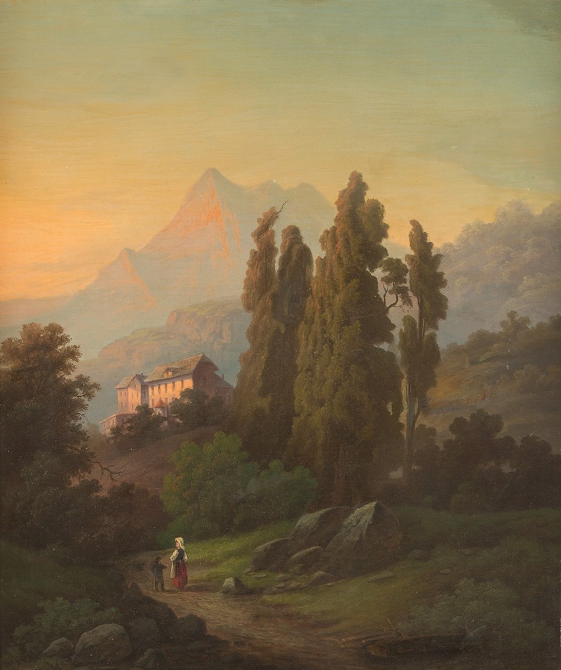 Josef Heilmaier - Sunset over the Tyrollean summits