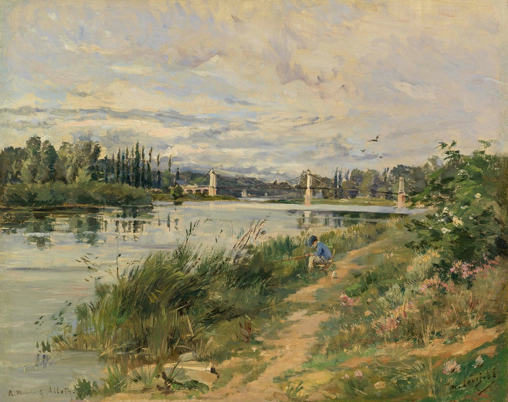Maurice Levis - Fisherman on the Riverbank