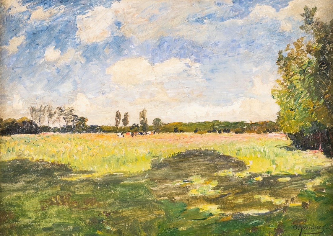August Jernberg - Summer landscape