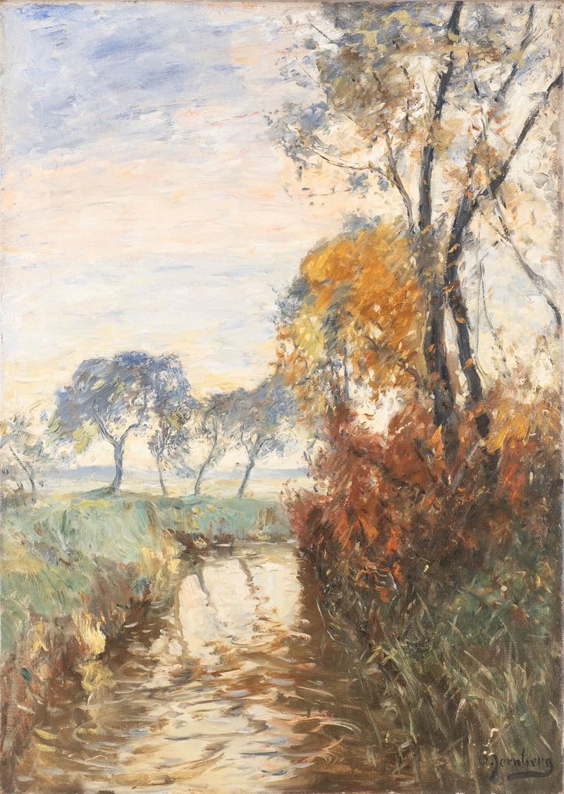 August Jernberg - Autumn landscape