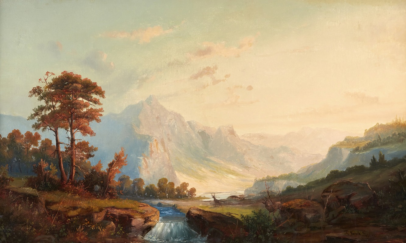 Robert Swain Gifford - Mountain Stream