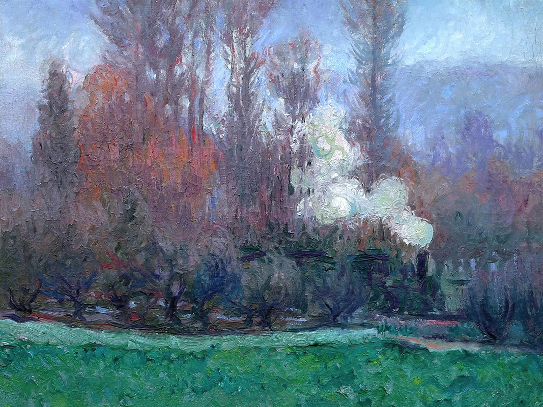 Theodore Earl Butler - Le Train à Giverny