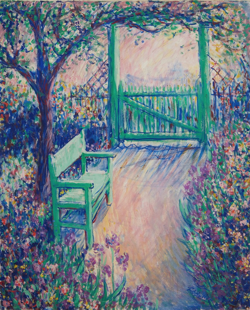Theodore Earl Butler - The Artist’s Garden (The Green Chair)