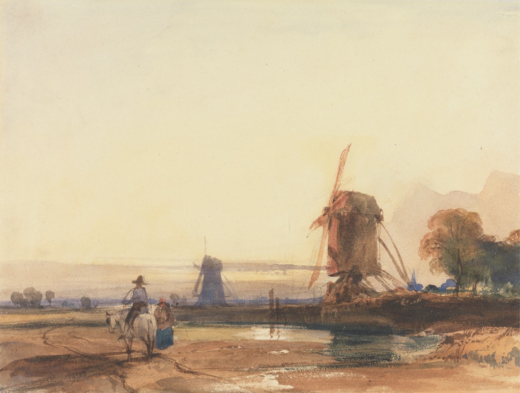 Thomas Shotter Boys - Landscape with Windmills
