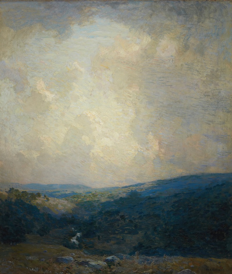 William Langson Lathrop - Breaking Clouds, Delaware Valley