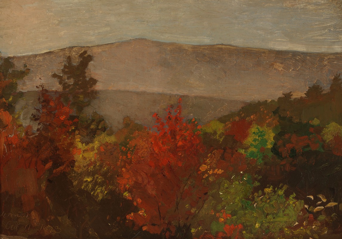 Winslow Homer - Autumn Treetops