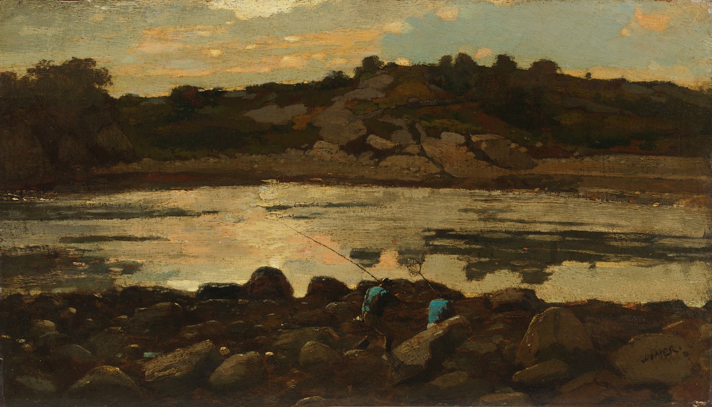 Winslow Homer - Lobster Cove, Manchester, Massachusetts