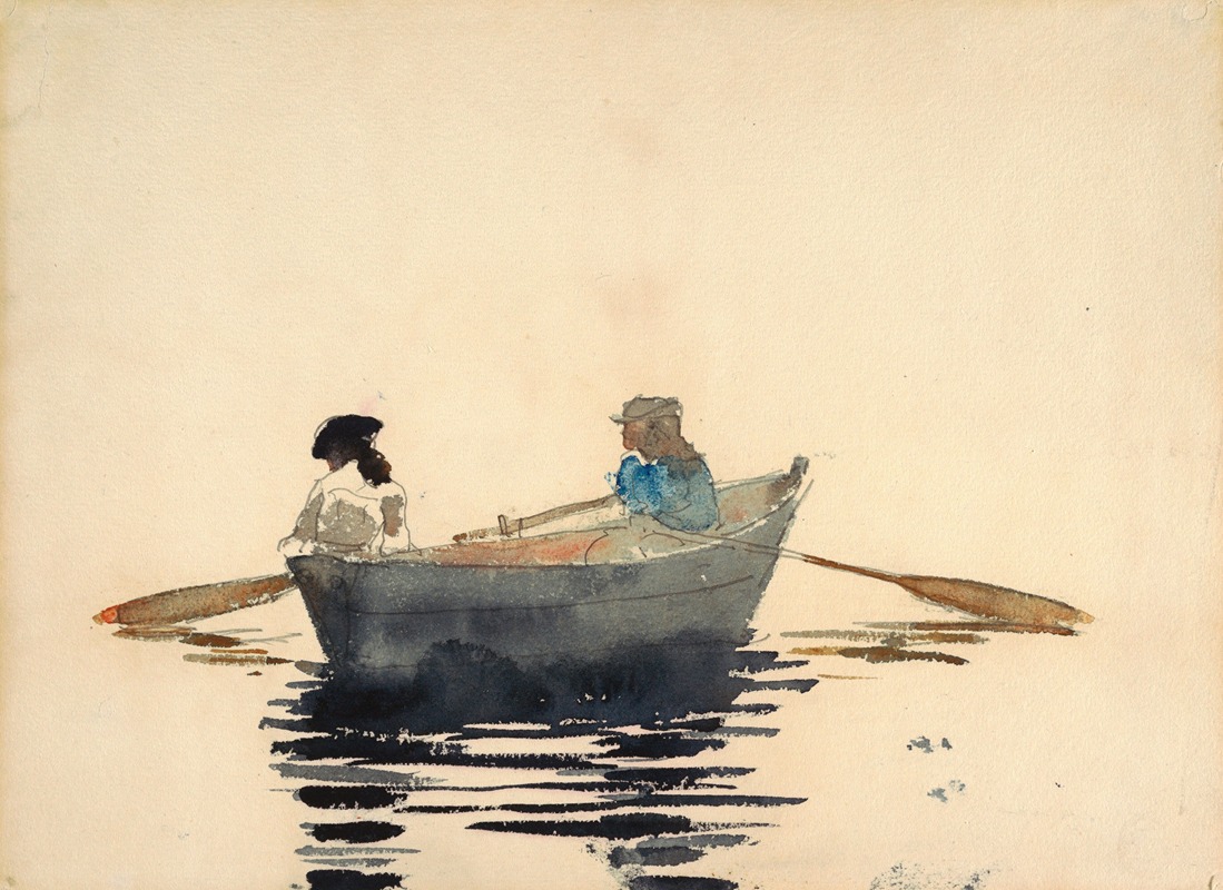 Winslow Homer - Two Girls in a Rowboat