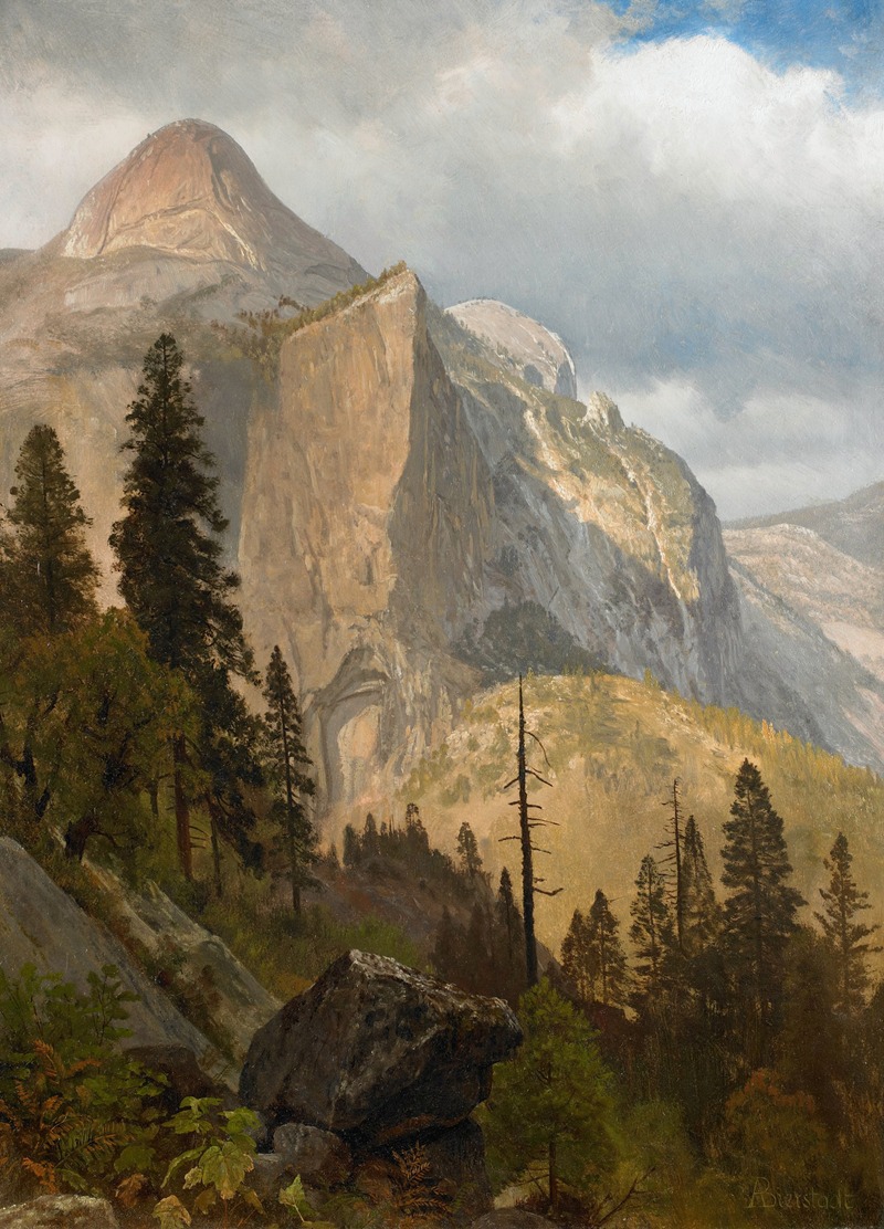 Albert Bierstadt - North Dome, Yosemite Valley
