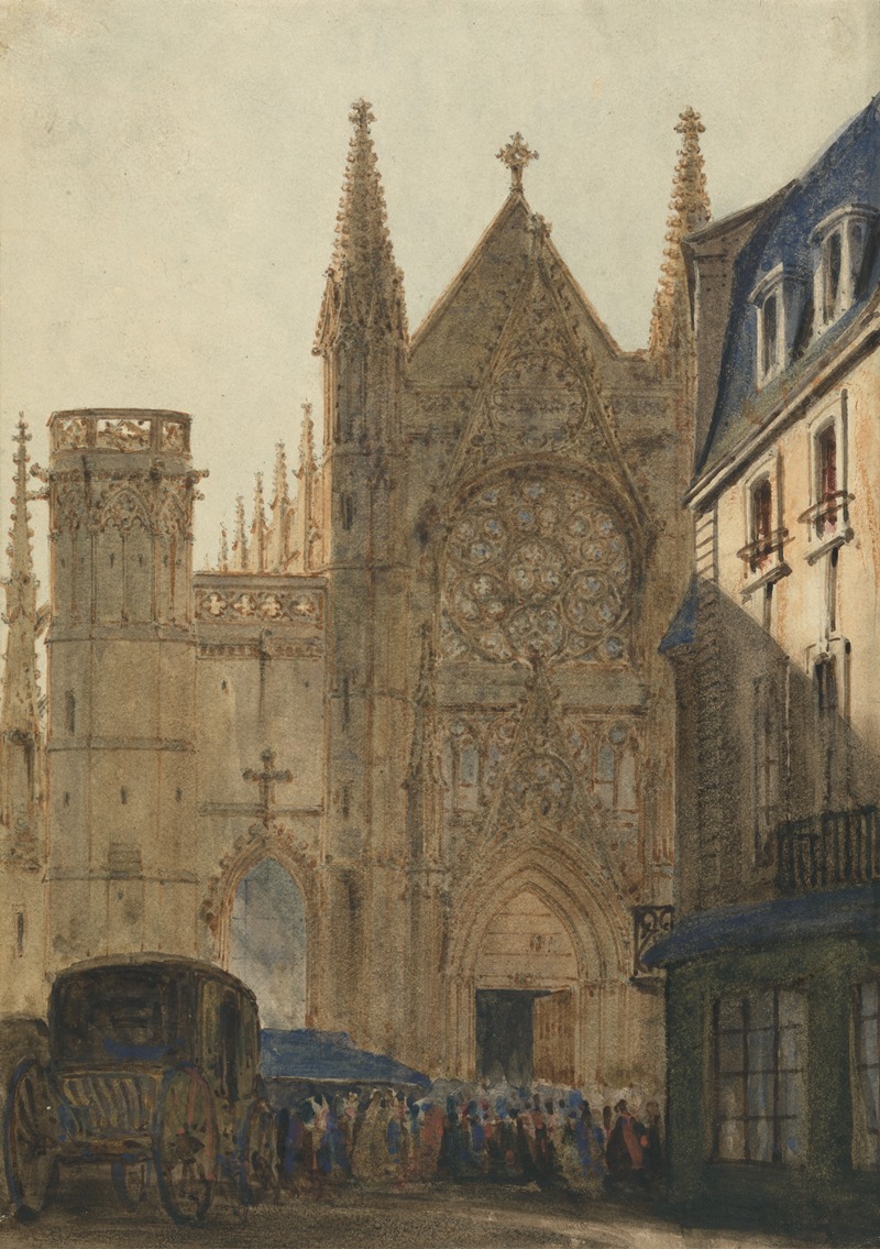 Ambrose Poynter - The Cathedral of St. Pierre, Caen