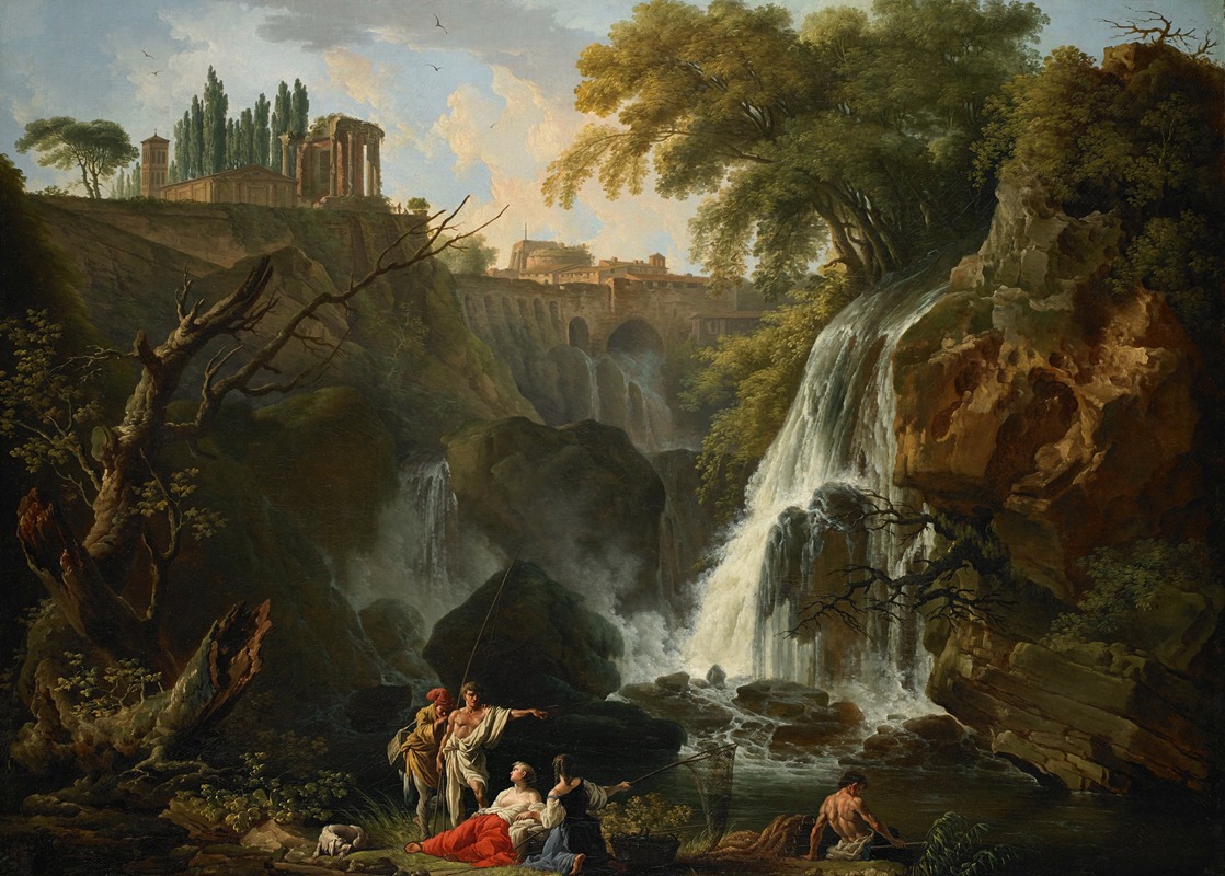 Claude-Joseph Vernet - The Cascade at Tivoli