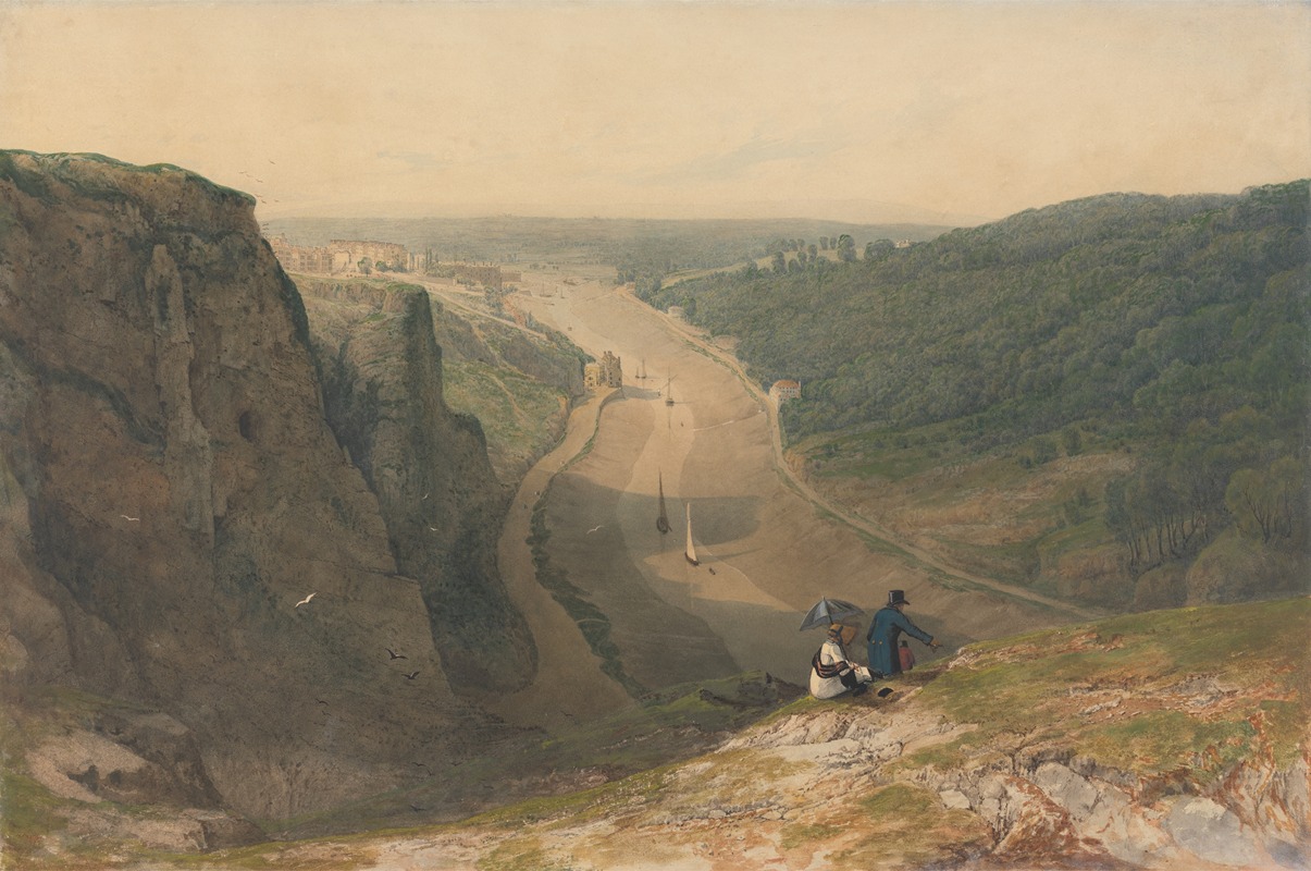Francis Danby - The Avon Gorge, Looking toward Clifton