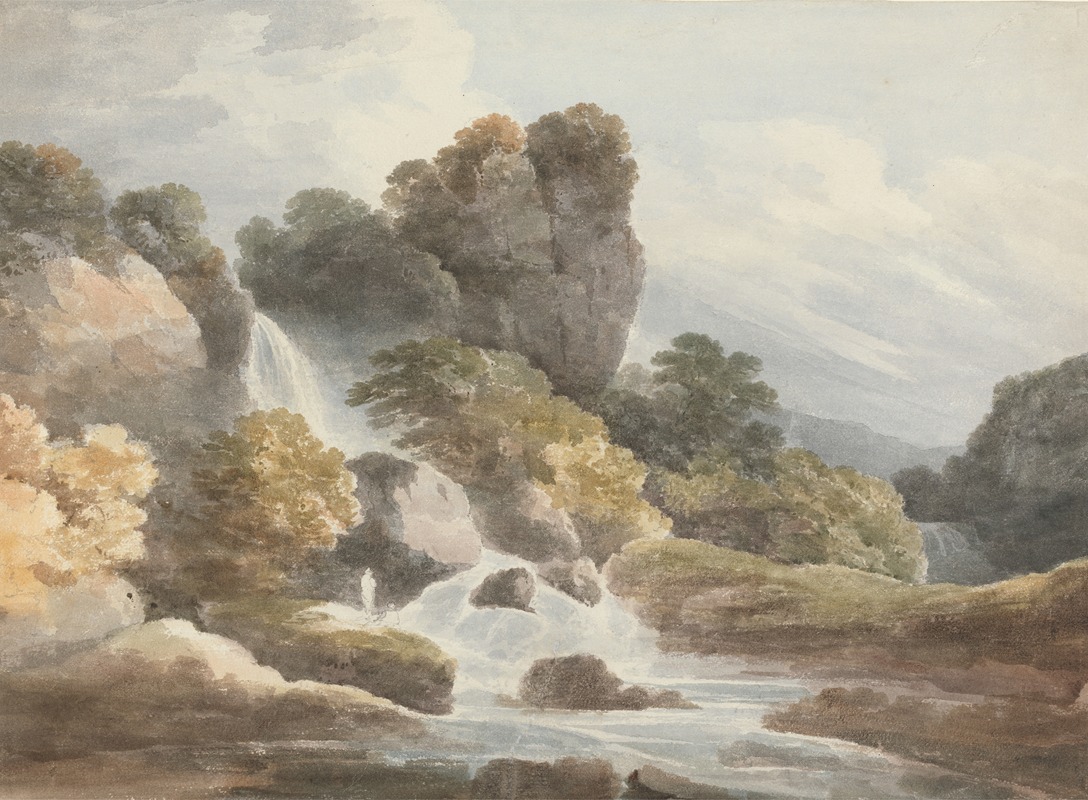 Francis Nicholson - Waterfall