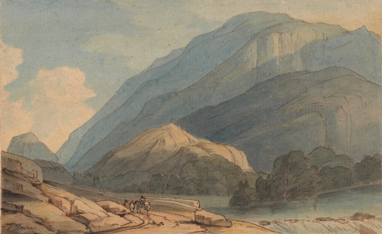 Francis Towne - The Entrance into Borrowdale