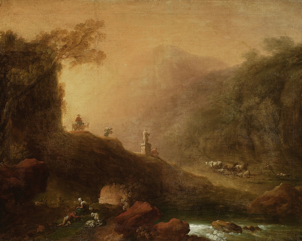 Franciszek Ksawery Lampi - Romantic landscape