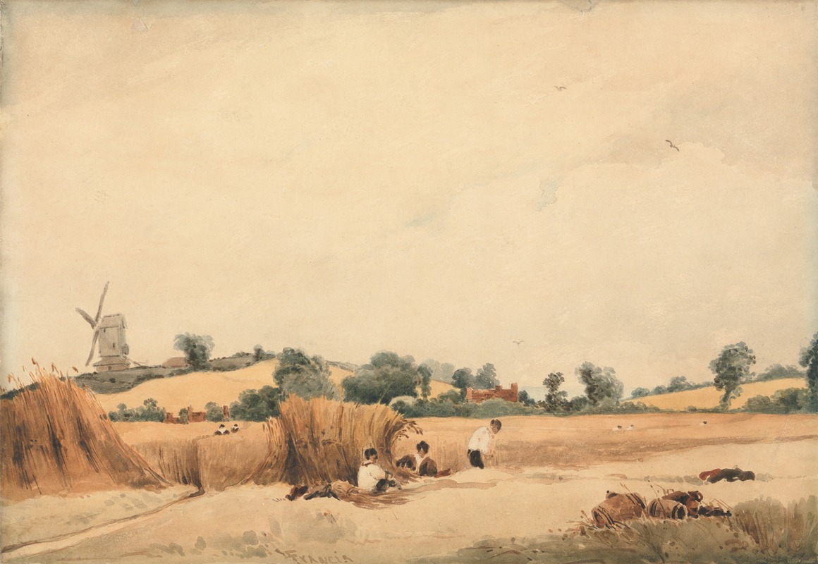 François Louis Thomas Francia - Harvesting