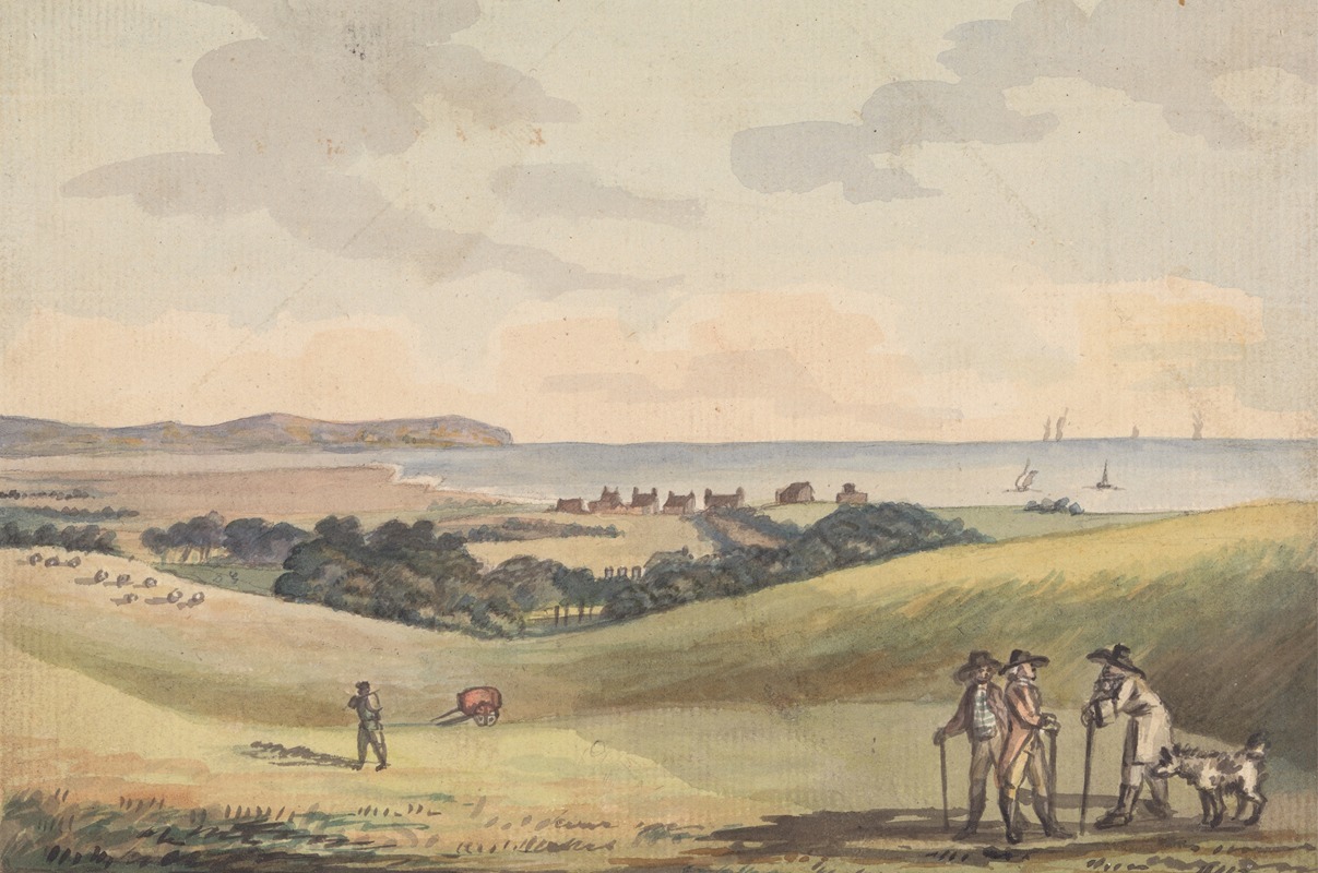 John Nixon - Eastbourne from Lord G; Cavendish’s Seat in the Park