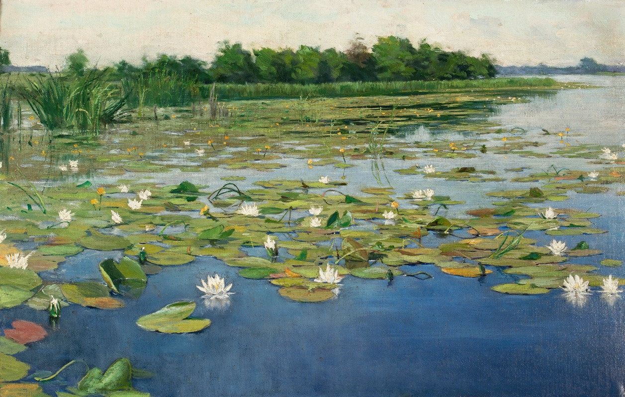 Henryk Weyssenhoff - Water lilies