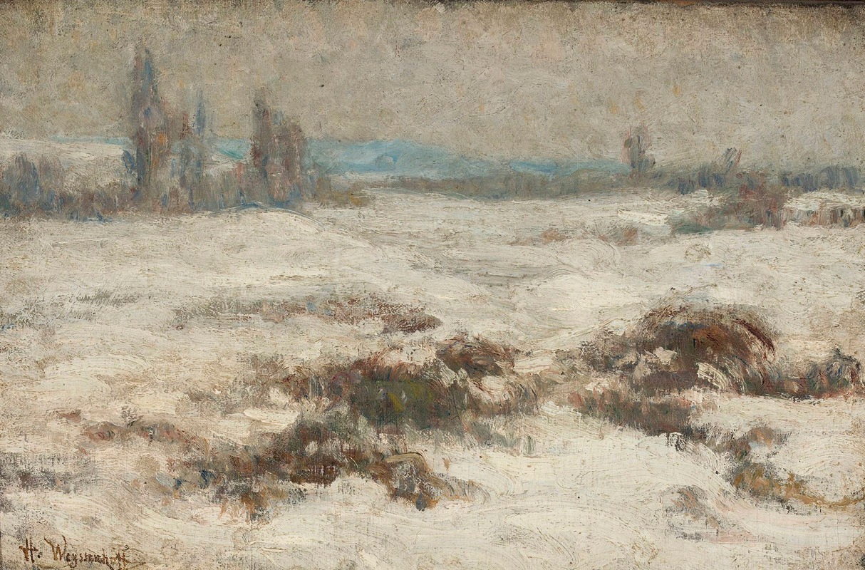 Henryk Weyssenhoff - Winter landscape