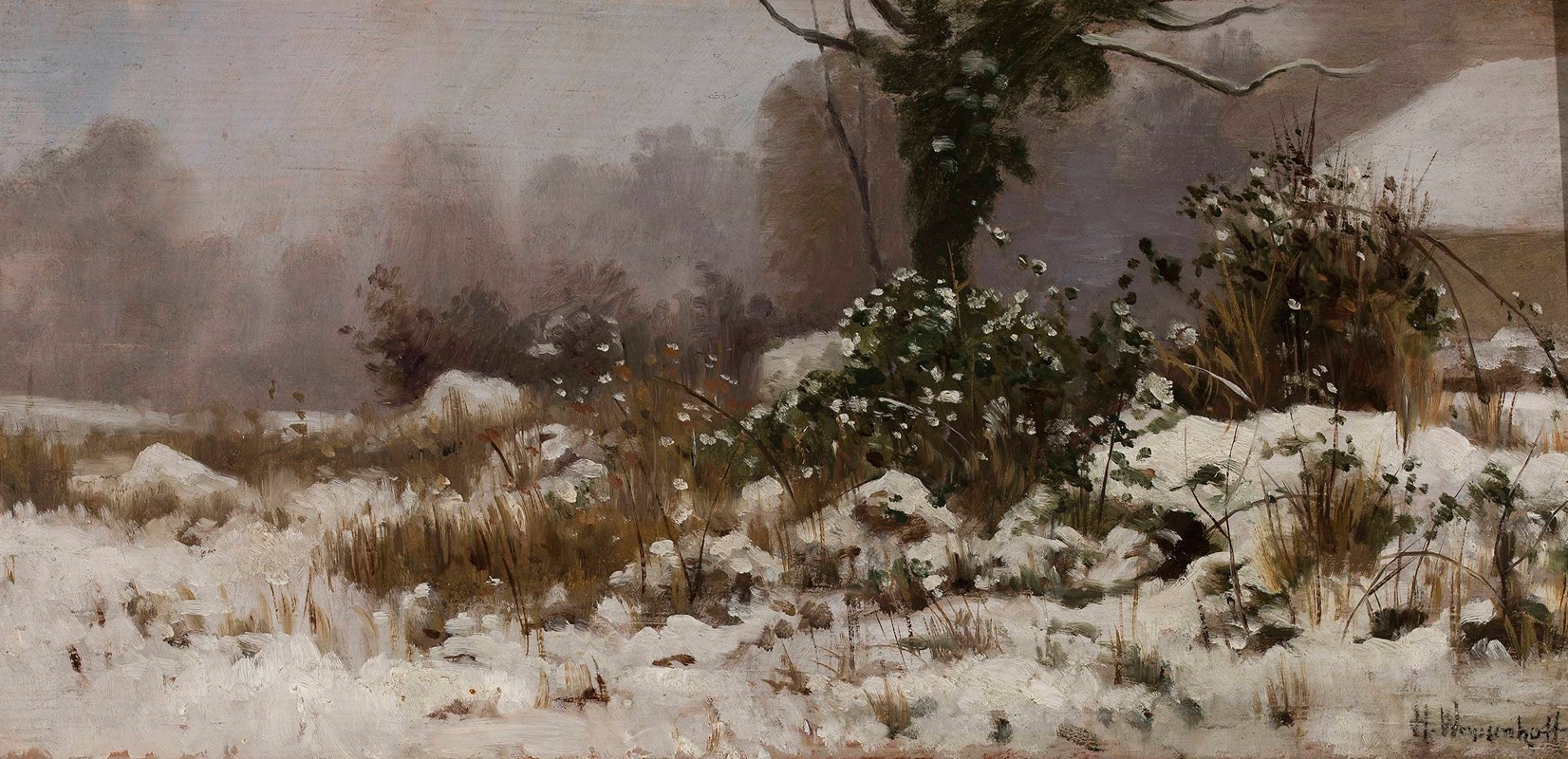 Henryk Weyssenhoff - Winter landscape