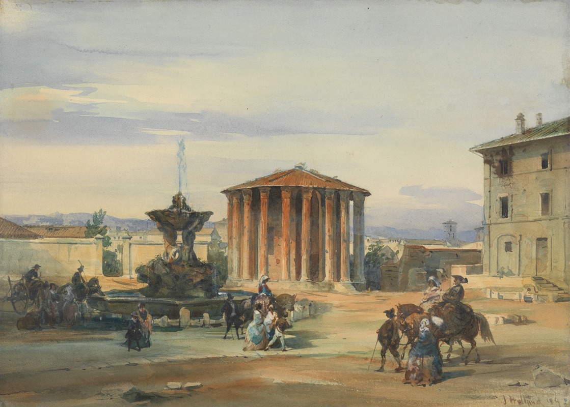 James Holland - The Temple of Vesta, Rome