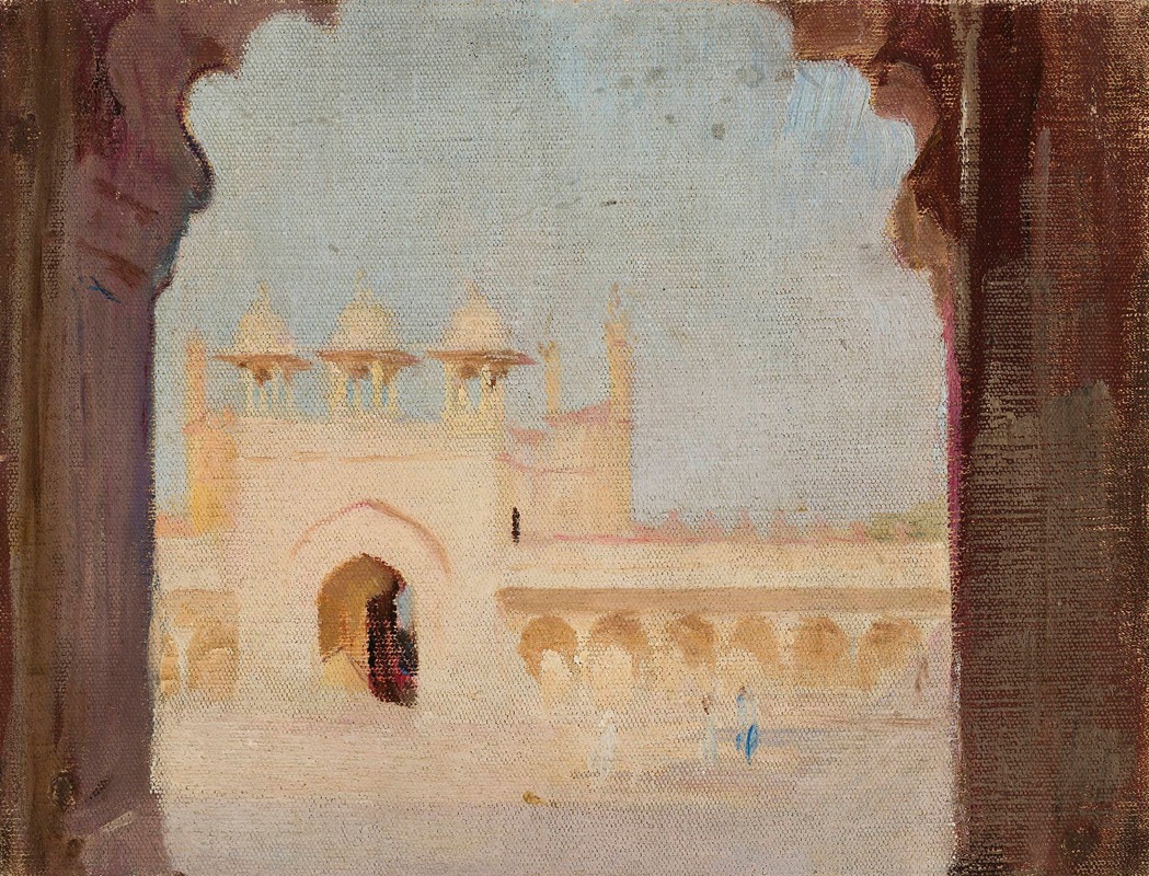 Jan Ciągliński - Agra – Palaces. From the journey to India