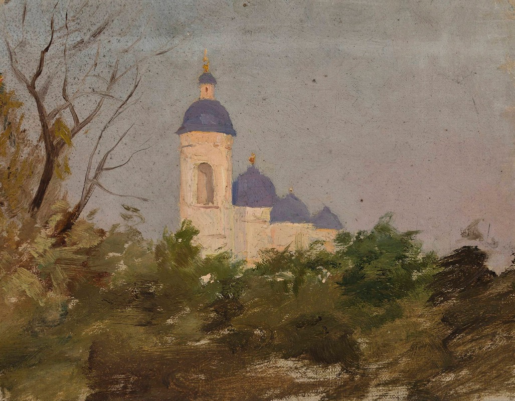 Jan Ciągliński - Study of an Orthodox church