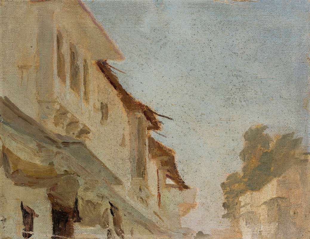 Jan Ciągliński - Udaipur – houses. From the journey to India