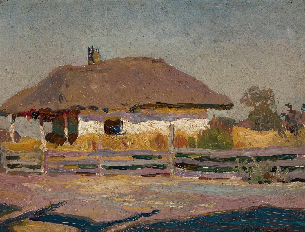 Jan Stanislawski - Peasant cottage