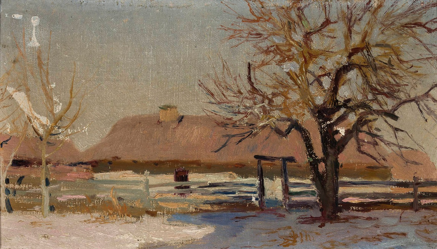 Jan Stanislawski - Winter landscape