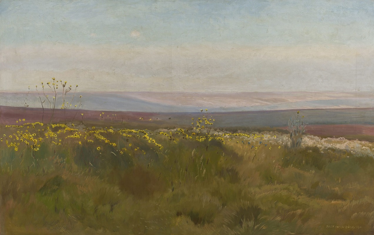 Jozef Chelmonski - Landscape from Podolia