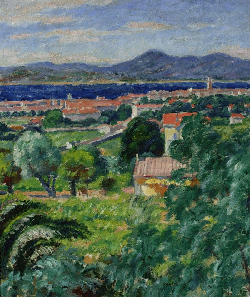 Józef Pankiewicz - Landscape from Saint-Tropez