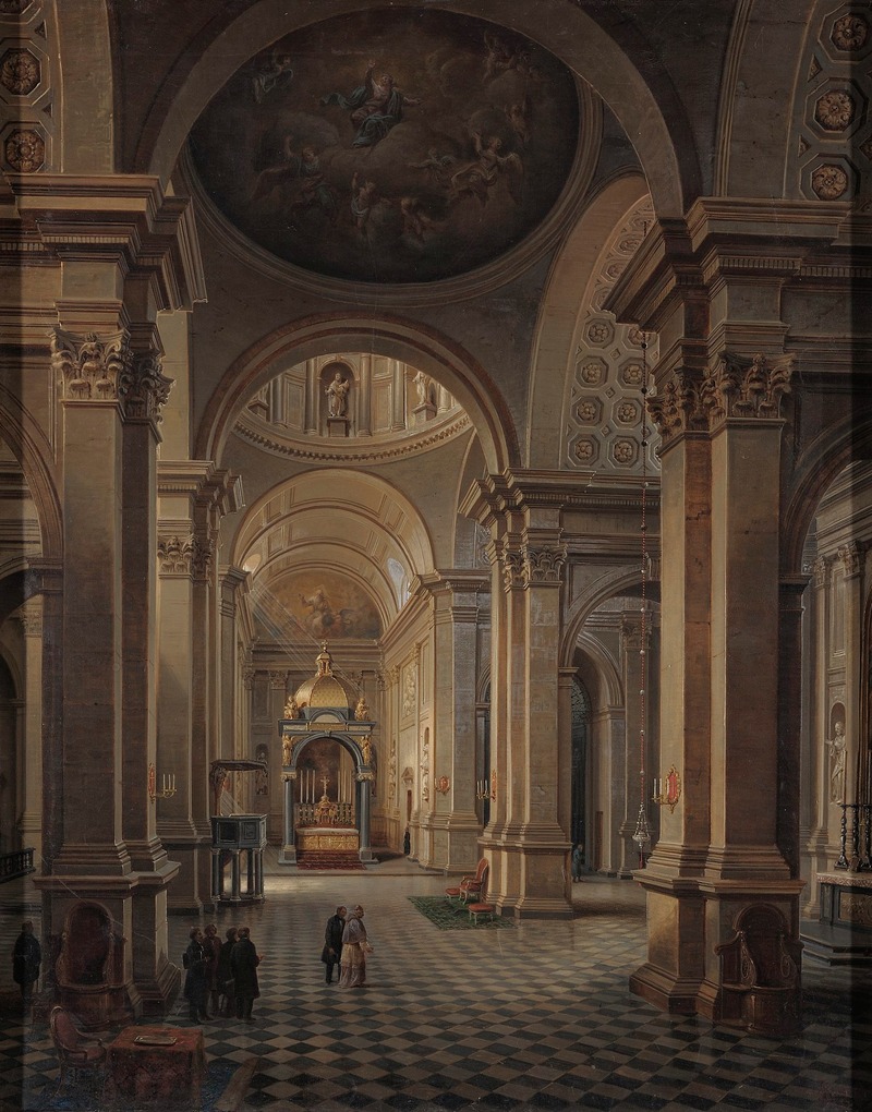 Marcin Zaleski - Interior of the All Saints Church in Warsaw