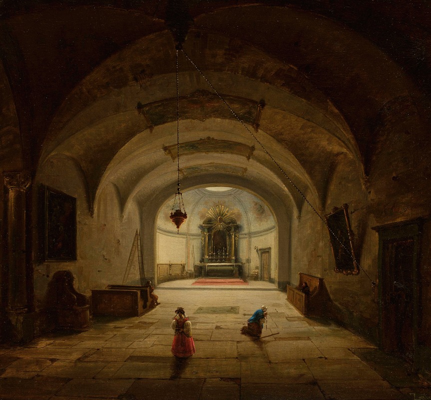 Marcin Zaleski - Interior of the subterranean chapel