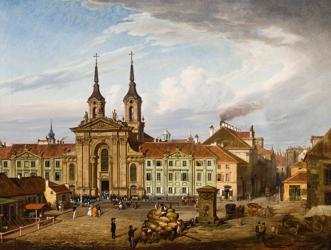 Marcin Zaleski - Krasiński Square and the Piarist church
