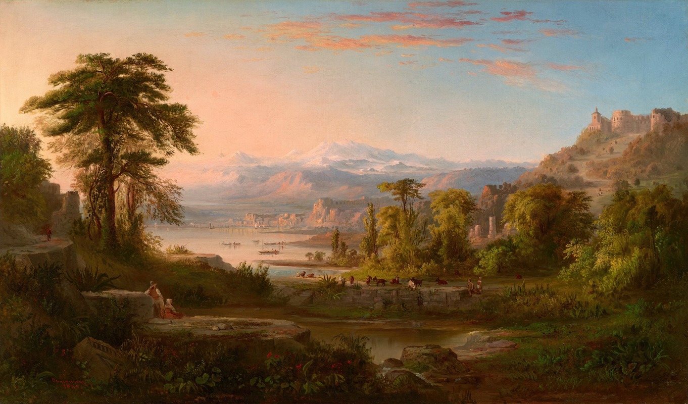 Robert S. Duncanson - A Dream of Italy
