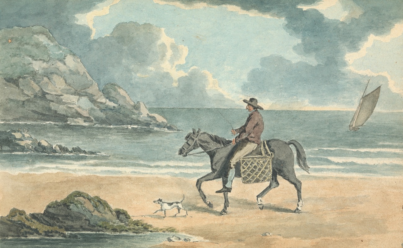 Thomas Bradshaw - Man Riding a Horse on the Beach