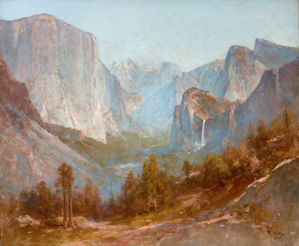 Thomas Hill - Yosemite Valley from Inspiration Point